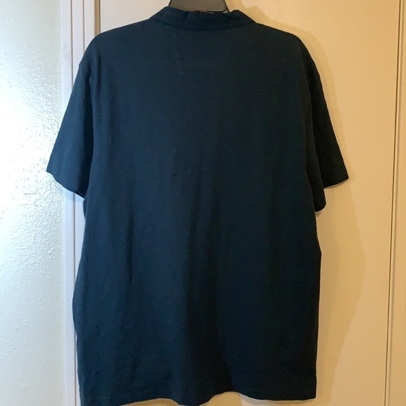 John Varvatos USA Short Sleeve Navy Polo Shirt, XL - Picture 3 of 6